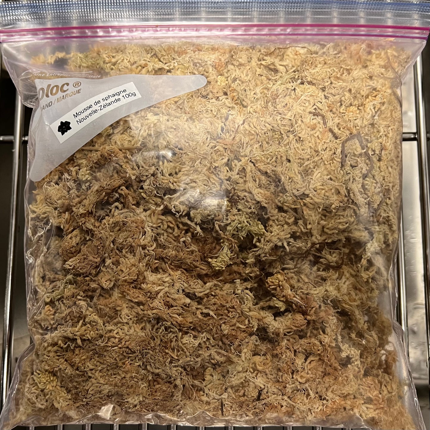 Mousse de sphaigne de Nouvelle-Zélande 100g