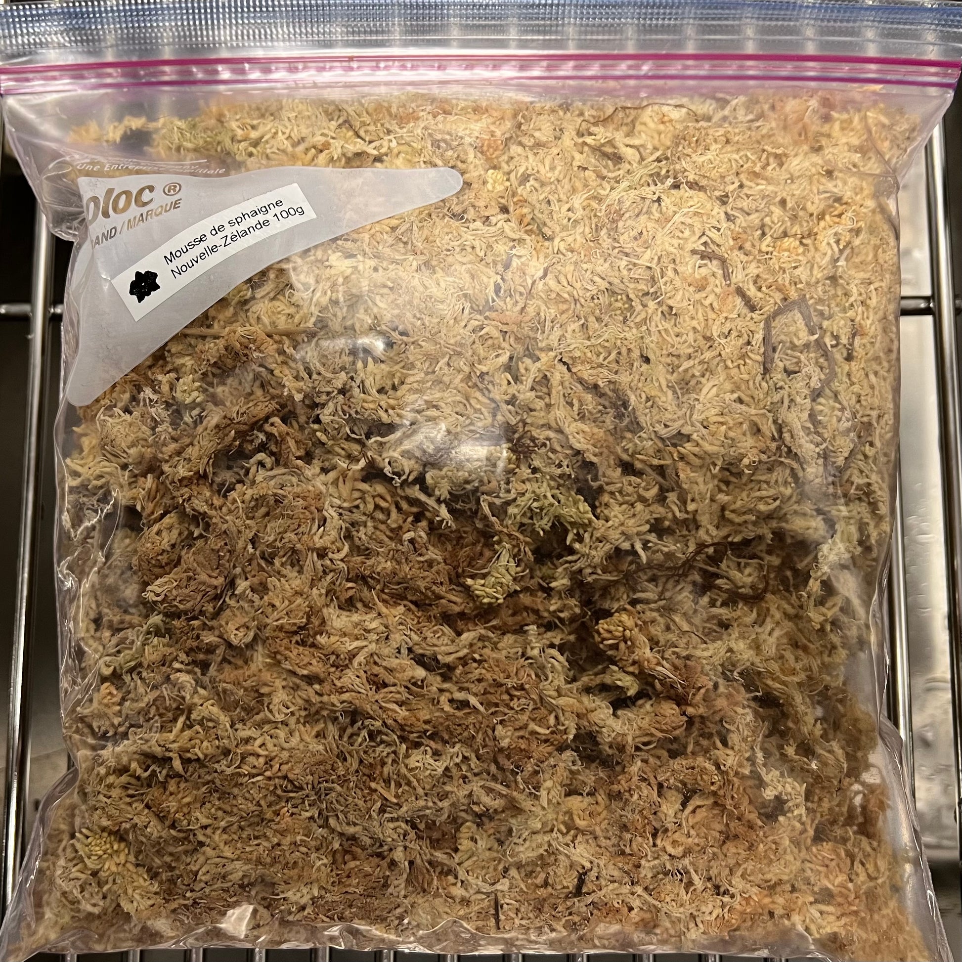 Mousse de sphaigne de Nouvelle-Zélande 100g